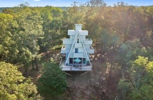 West Fork Cabin | Modern A-FRAME cabin in the Ozark Mountains with amazing views!