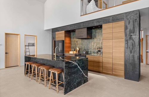 Stratton Mountain House | Modern Barn House | 100" Theater & Court