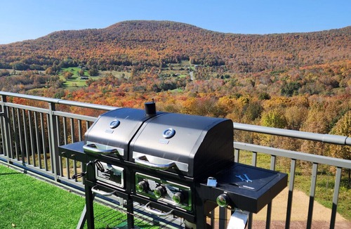Denver House | Modern Catskills Mountain Retreat with Rooftop Hot Tub on 22 Private Acres