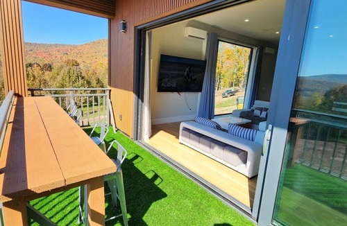 Denver House | Modern Catskills Mountain Retreat with Rooftop Hot Tub on 22 Private Acres