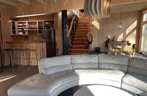 Margaretville House | Modern Catskills Escape w/Hot tub, Creek, & Views