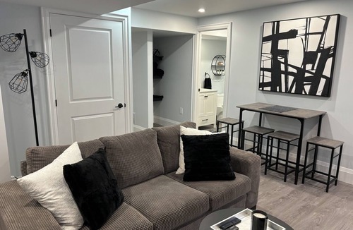 Kitchener Apartment | Modern, clean, bright two bedroom lower level look out duplex with large windows