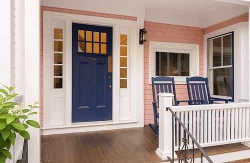 Oak Bluffs Condo | Modern Downtown OB Condo, Stroll to Ferry & Beach