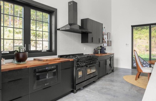 Hudson House | Modern House Near Hudson with Fire Pit and Privacy
