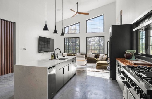 Hudson House | Modern House Near Hudson with Fire Pit and Privacy
