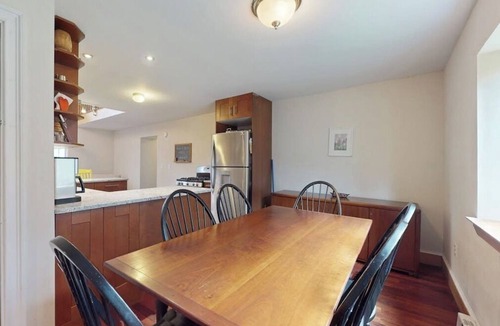 Morrisville House | Mountain view house w/two fireplaces, BBQ, w/d, jacuzzi, wifi, a/c