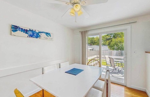 East Falmouth House | Neighborhood charmer with deck, W/D, Outdoor shower, Dog friendly, Wifi