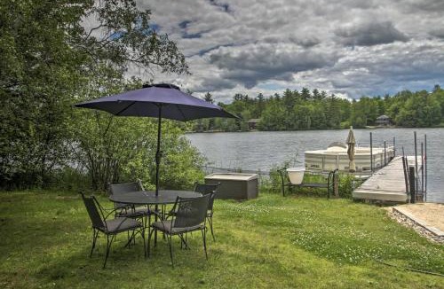 Barnstead House | New Hampshire Home w/Private Beach, Dock & Rafts!