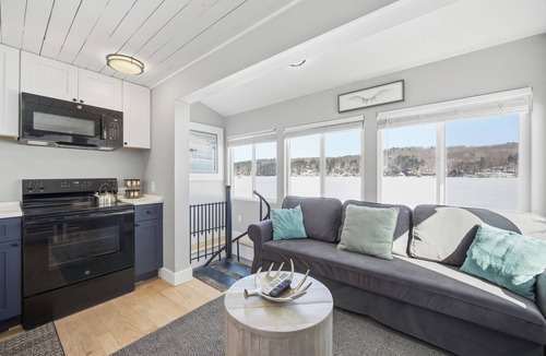 Alton Bay Apartment | NEW Lakefront Escape Private Dock & Lake Views