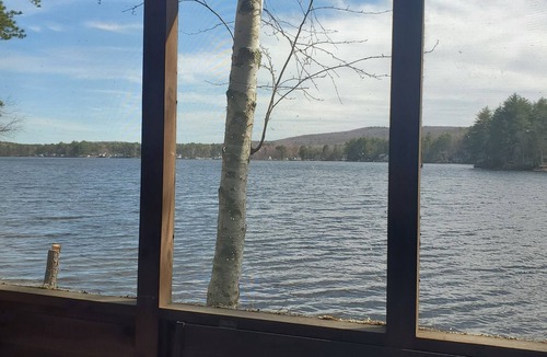 West Newfield Ski Chalet | New Rental on Private Beautiful Silver Lake in Newfield Maine.