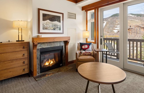 Stowe Area Condo | New! Studio Lodge At Spruce Peak | Ski In Ski Out | Great Views @ The Stowe Mountain Resort