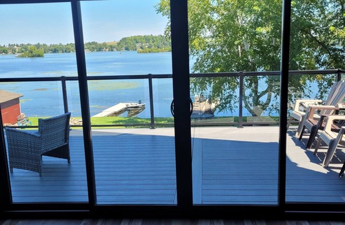 Peterborough House | Newly built, 6 bedroom, waterfront house with pool and hot tub.