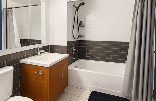 Midtown West Apartment | NYC Studio with Private Bathroom & Kitchenette 45 street Time Square