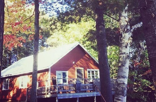 Algoma District Cottage | Oak Cabin: Step out onto your own private beach!