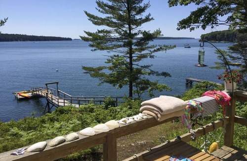 Bremen House | Ocean Front House w/Dock, Kayaks, Deck W/Stunning Views Of Audubon's Hog Island
