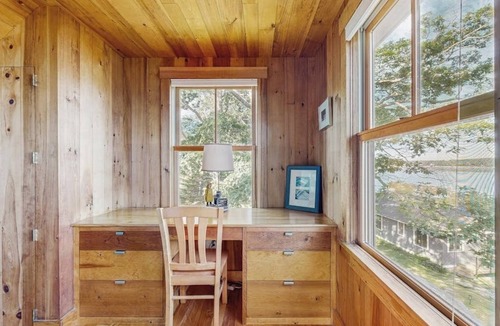 East Boothbay Cabin | Ocean Point Colony II- Waterfront Paradise with Dock, Sundeck & Epic Bay Views | Dog-Friendly