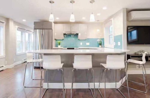 Munjoy Hill Condo | Ocean Views/2BR King Beds/Pet-Friendly