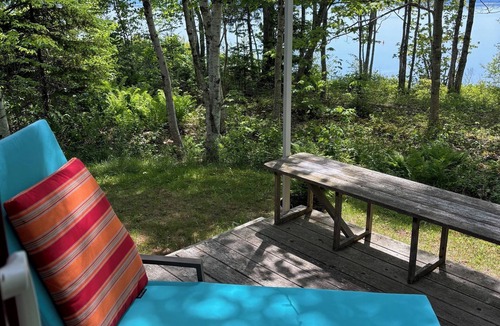Surry Cottage | Oceanfront Cottage, Cozy & Airy. In-floor Heat. Serene. Private. Artsy.