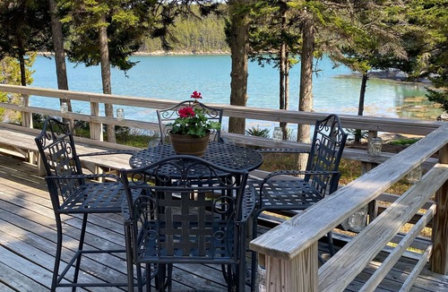 Swans Island House | Oceanfront Cove Adventure for up to 12. Gorgeous setting. 500’ of waterfront.