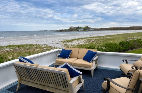 Kennebunkport House | Oceanfront Home on Goose Rocks Beach- now with bedroom AC!
