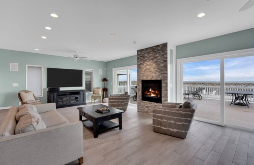 Normandy Beach House | Oceanfront Normandy Beach NJ, Private Beach Access, Luxury Home w/Decks & Views