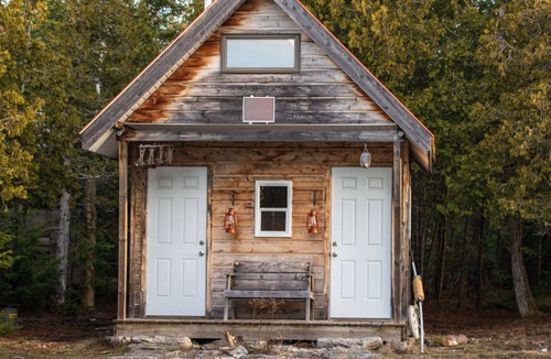 Silver Water Cabin | Off Grid Experience on the most unique alvar rock beach on Manitoulin Island.