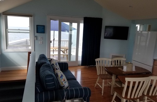 North Truro House | One bedroom home located Directly on Private Beach with A/C