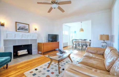 East Shore Apartment | Peaceful Apartment with Waterview and Patio, Walk to Beach!