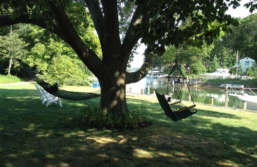 Greenport West House | Peaceful Retreat with 100 ft private deep water dock