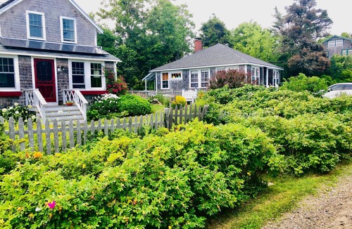 Pemaquid Point House | Pemaquid Point-1920's Cliff Rd Cottage-Fireplace-2 min.walk to Lighthouse-Pups!