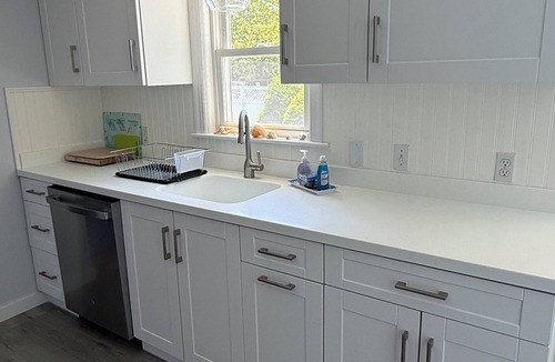 Falmouth Heights House | Perfect location for your summer vacation! Newly renovated kitchen & bathrooms!