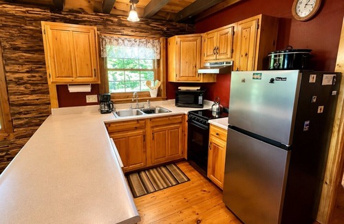 Greenville Cabin | Pet Friendly Cabin with Direct access to Wilson Pond