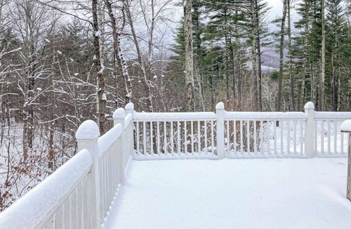 Dorset House | Picturesque creekside home with gorgeous deck & sunroom, near 4 ski mountains