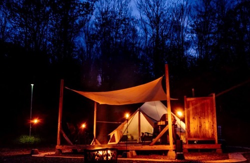 Petersburgh House | Piebald Mountain Pet Friendly Tents, Petersburg, New York