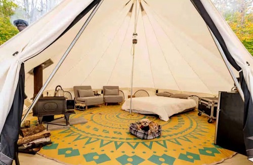 Petersburgh House | Piebald Mountain Pet Friendly Tents, Petersburg, New York