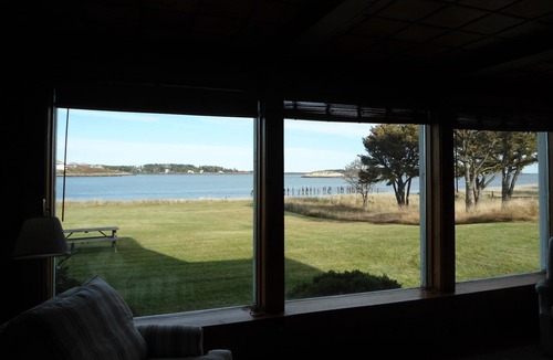 Phippsburg House | Popham Beachfront And Oceanfront Cottage with Water and Beach Views