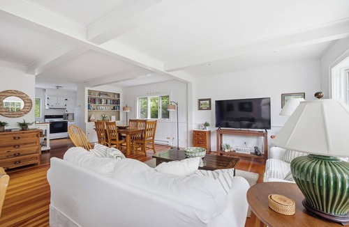 Kennebunk Cottage | Private 3BR/2BA guest house with its own entrance. Walk to nearby beaches, unwind on the deck, grill dinner, and enjoy the outdoor shower—a short drive to Lower Village, Kennebunk, and Dock Square, Kennebunkport, and all its offerings.