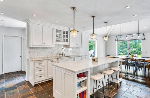 East Quogue House | Private 5BR East Quogue Retreat with Heated Pool, Gym, & Outdoor Entertaining