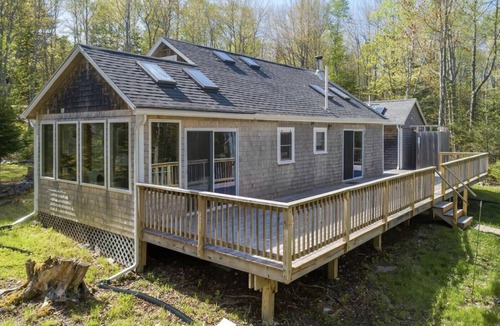 Gouldsboro Cottage | Private Bayfront Cottage on 19 wooded acres with Dock on the Schoodic, Sleeps 10
