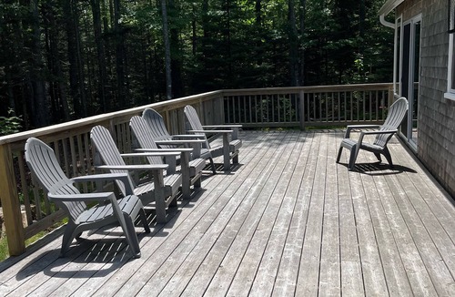 Gouldsboro Cottage | Private Bayfront Cottage on 19 wooded acres with Dock on the Schoodic, Sleeps 10