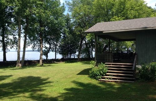 North Hero Cottage | Private Beach & Awesome Sunsets at Champlain Island Lakeside Cottage