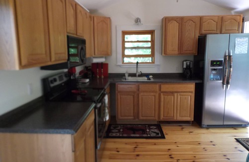 Meredith Cottage | Private island setting with spectacular sunset views and awesome bunkhouse