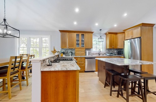 Tolland House | Private, lake community house in the serene Berkshire Foothills with pool table
