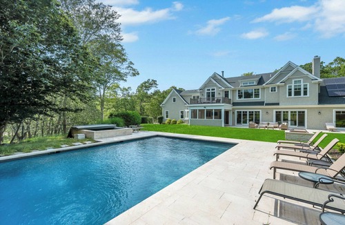 North Sea House | Private Southampton Oasis with Pool, Spa & Effortless Indoor-Outdoor Living