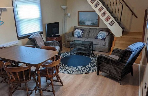 Old Orchard Beach Cottage | Quaint 2 bedroom cottage across the street from the beach with private yard.