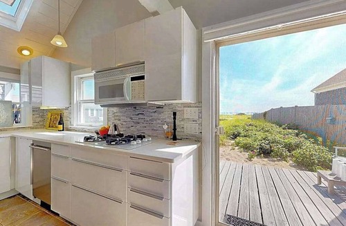 North Truro House | Quiet cottage on the beach with deck, grill, AC, & water views
