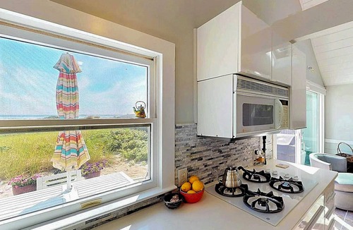 North Truro House | Quiet cottage on the beach with deck, grill, AC, & water views
