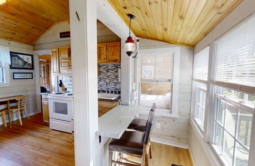 West Bath Cottage | Recently renovated cottage just steps to the waters edge deck, and dock along the New Meadows River.