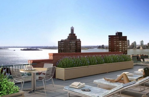 Battery Park City Condo | Rector Place 1BR Retreat with Fitness Room & Pool