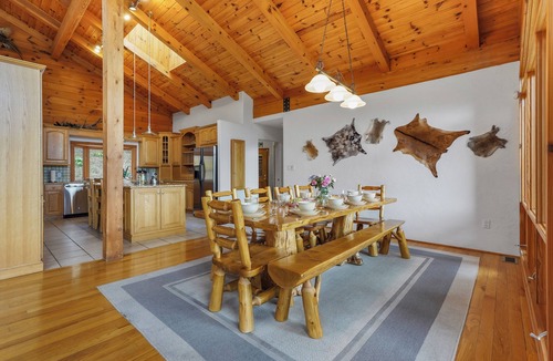 Mill Hall Cabin | Reflection Ridge | Epic Mountain Cabin w/Pickleball, Sauna, Theatre, Golf-Sim, Pond & Hot Tub